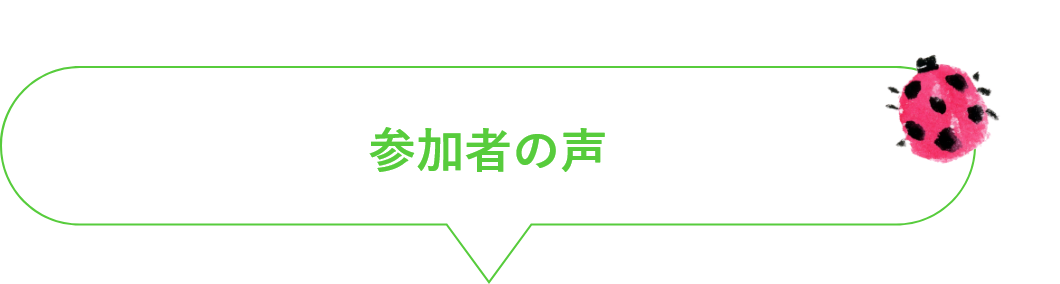 参加者の声